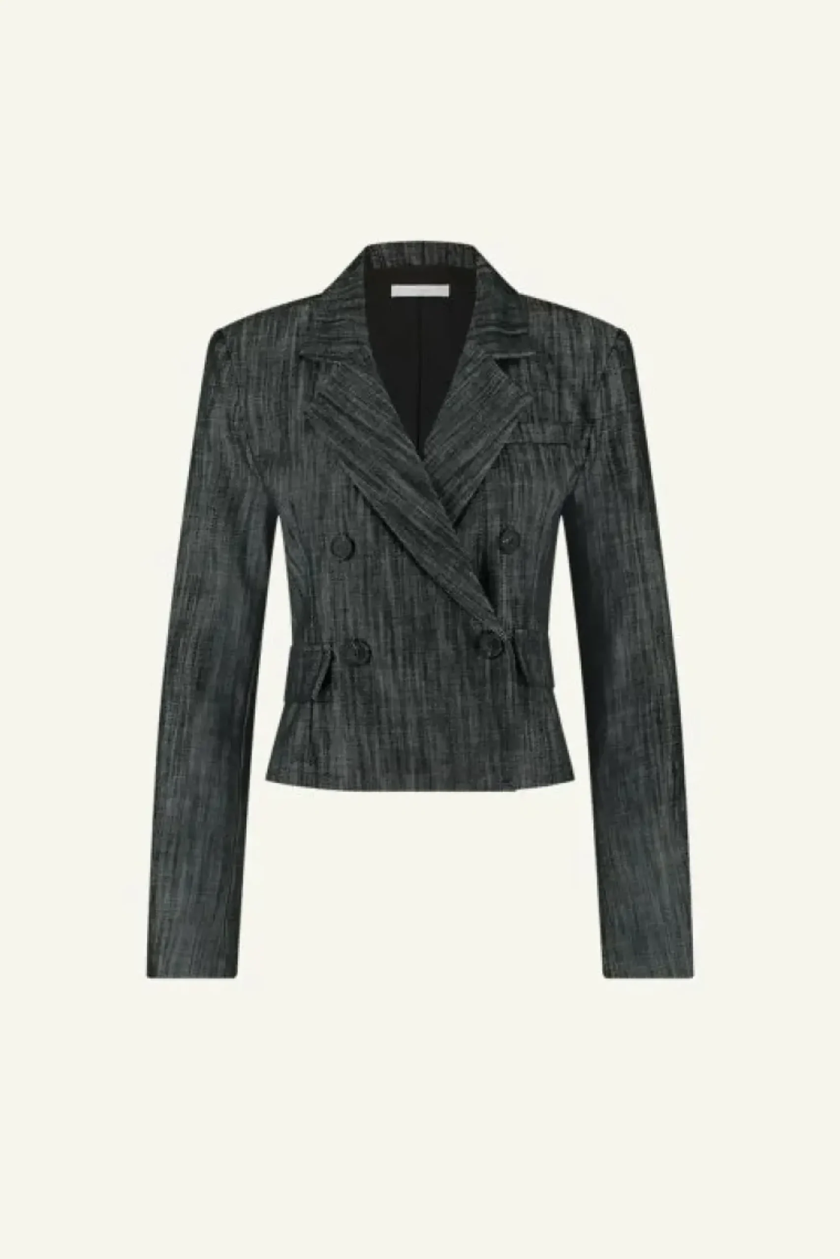 By bar Jassen*adina twill blazer | jet black