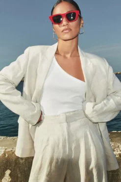 By bar Jassen*alice linen jacket | linen