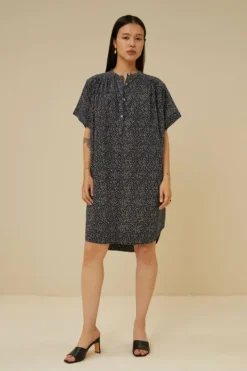 By bar Jurken*amber paper dress | paper print