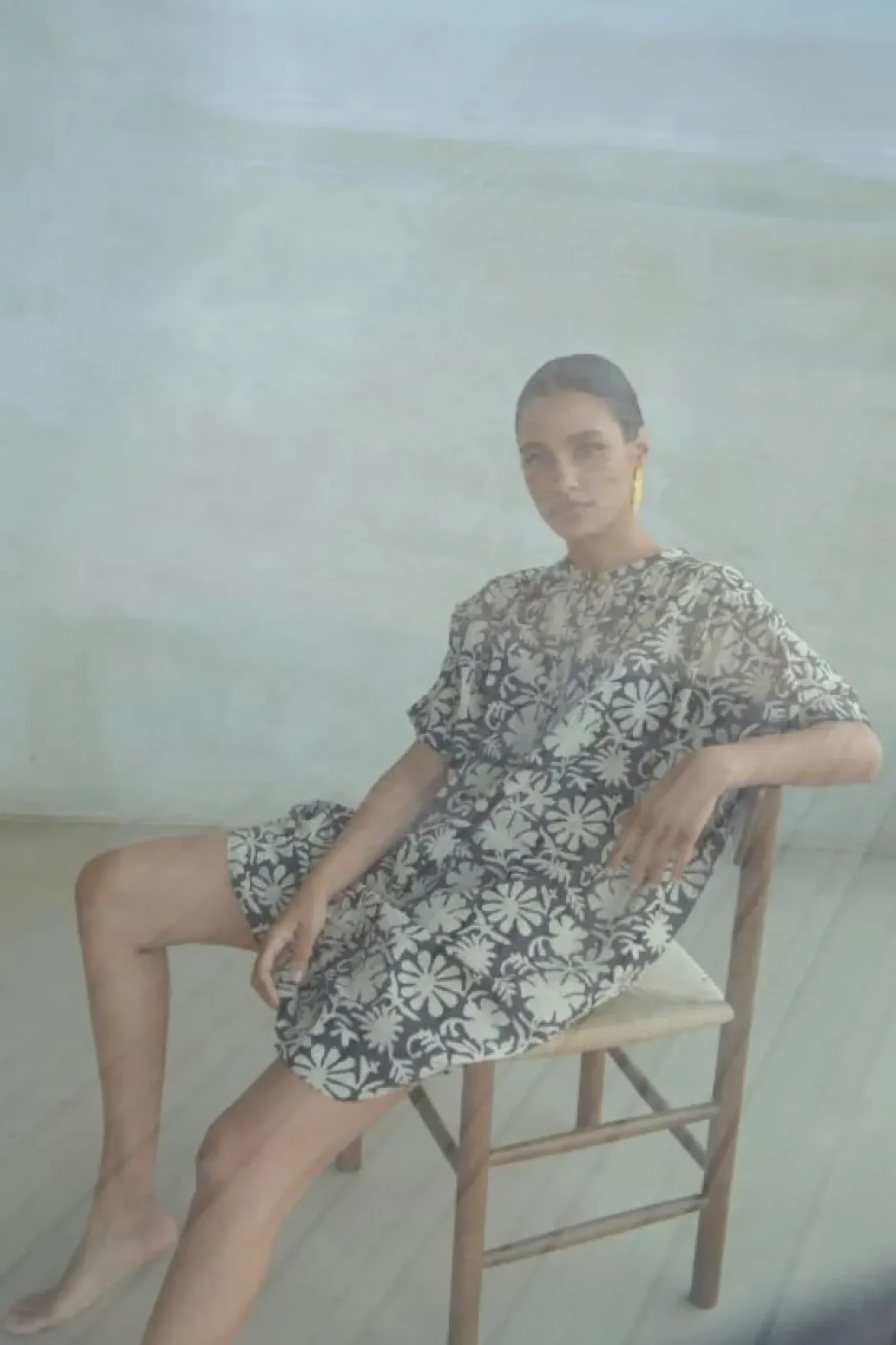 By bar Jurken*amber veda dress | veda print