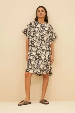 By bar Jurken*amber veda dress | veda print