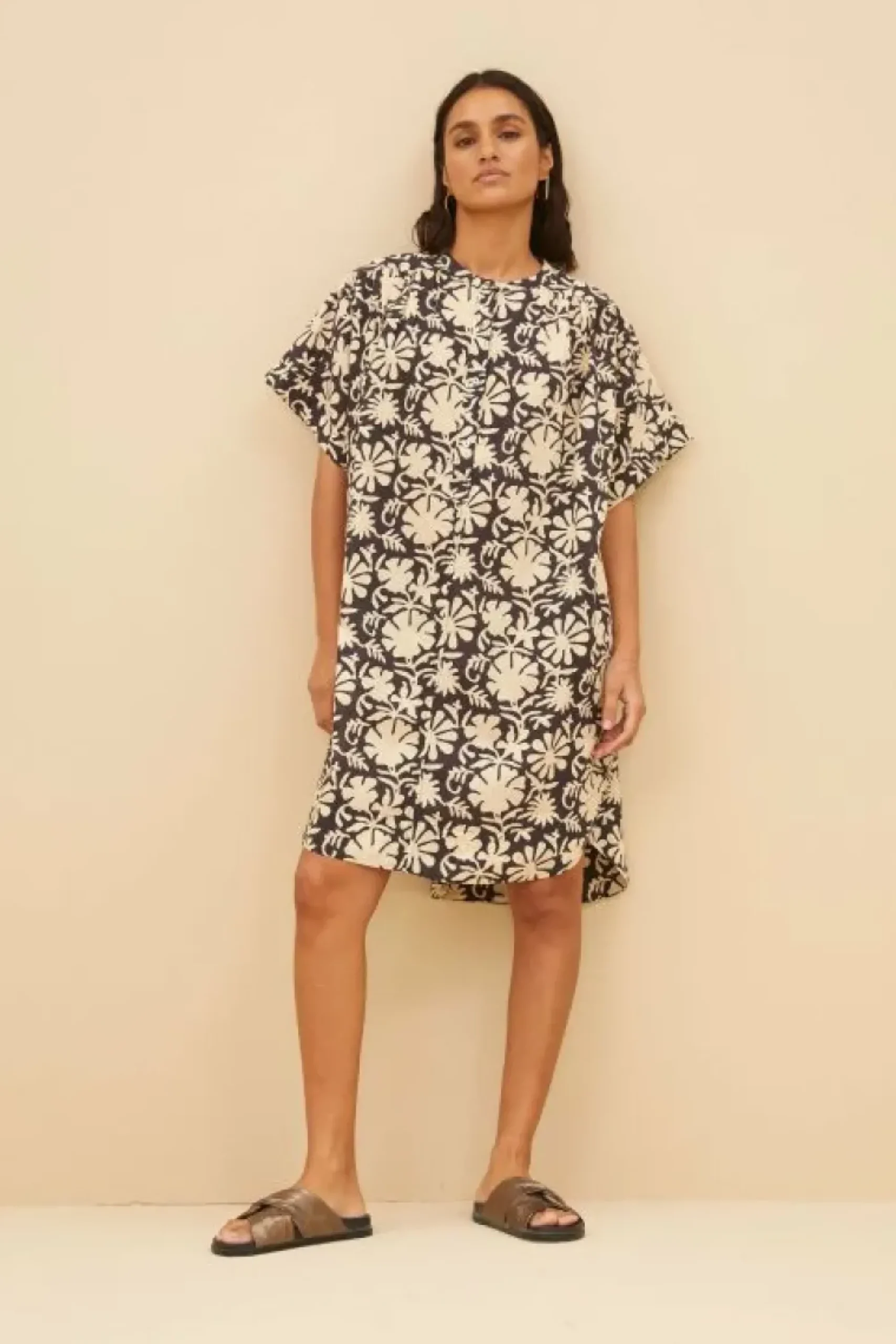 By bar Jurken*amber veda dress | veda print