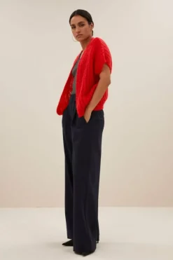 By bar Vesten*anna cardigan | lipstick