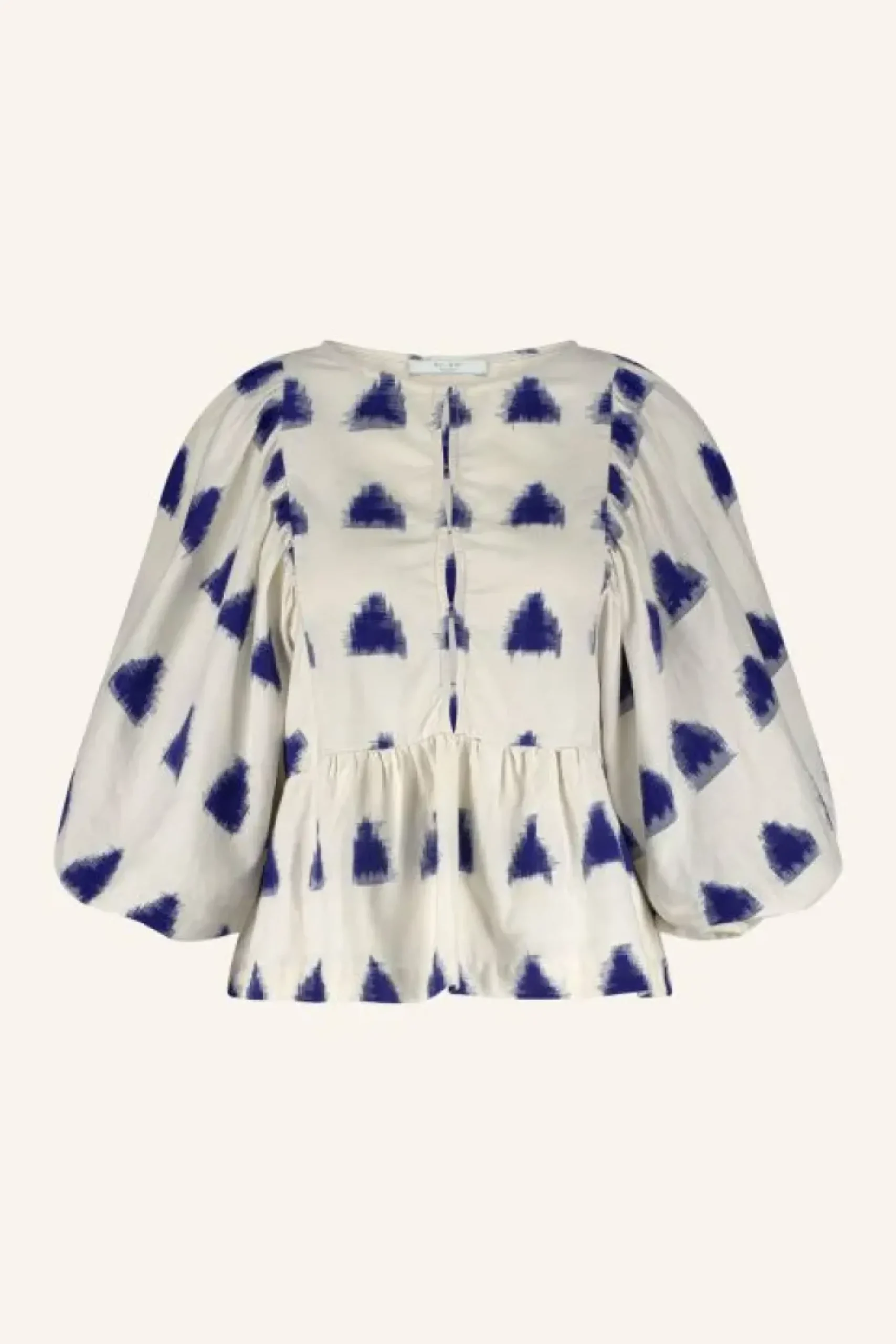 By bar Blouses*avelon ikat blouse | blue ikat
