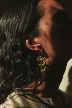 By bar Oorbellen|Sieraden*bali earring | green