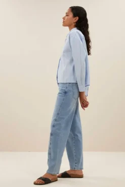 By bar Jeans|Broeken*begum denim pants | light denim