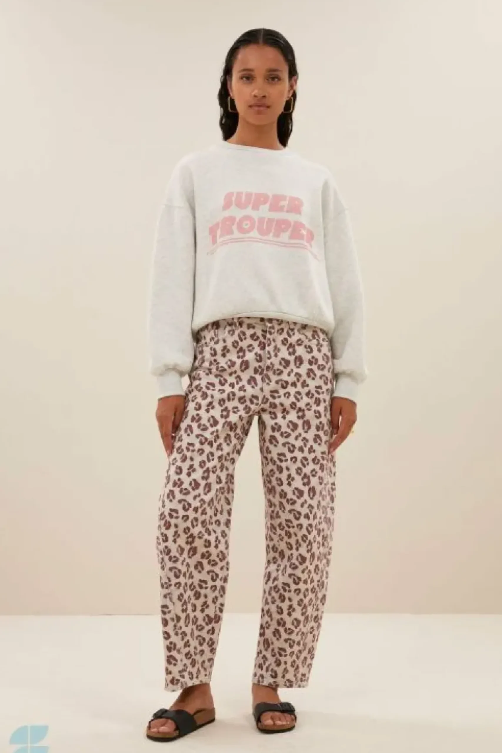 By bar Jeans|Broeken*begum pink cheetah pants | pink cheetah print