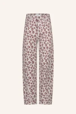 By bar Jeans|Broeken*begum pink cheetah pants | pink cheetah print