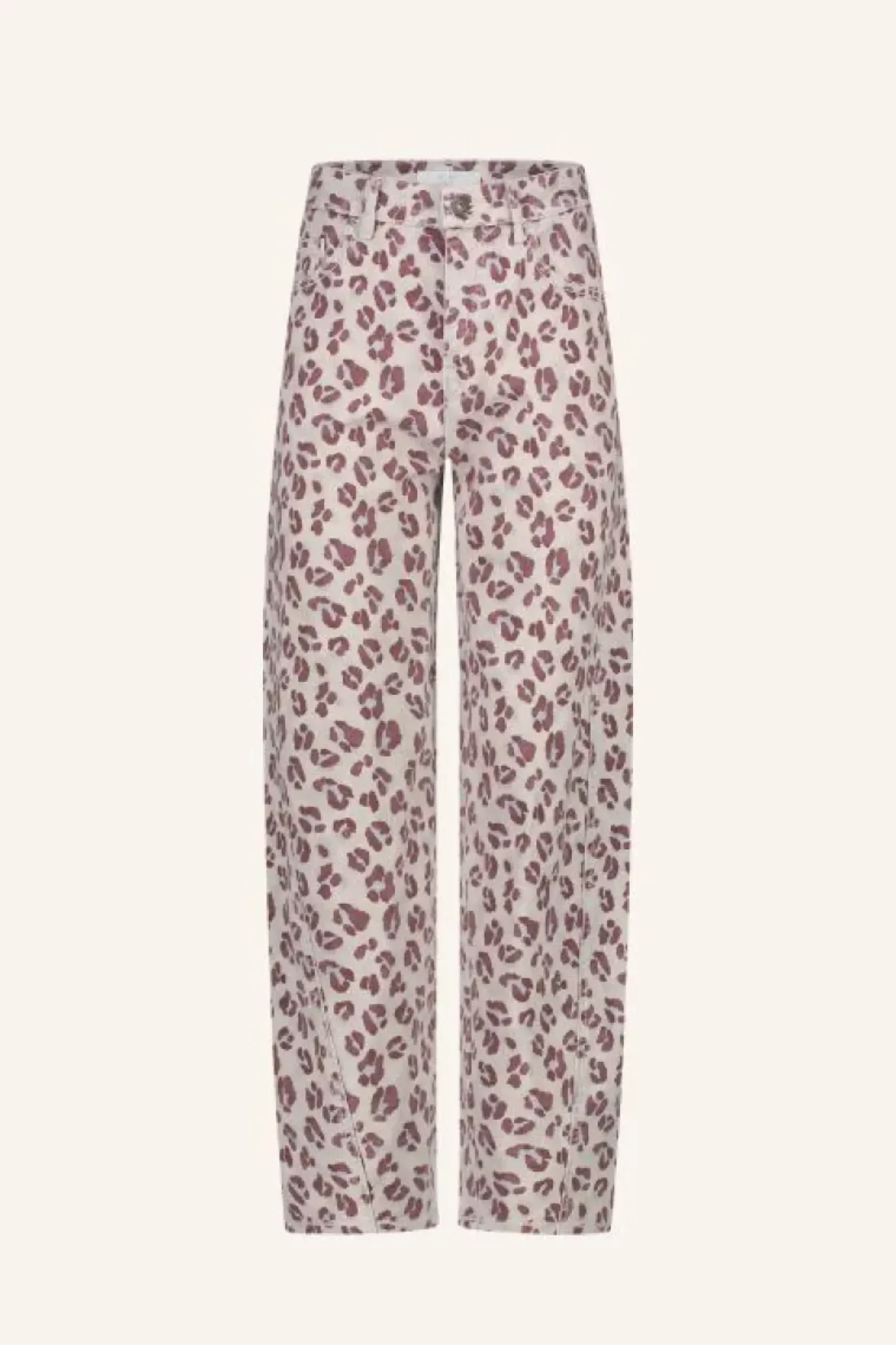 By bar Jeans|Broeken*begum pink cheetah pants | pink cheetah print