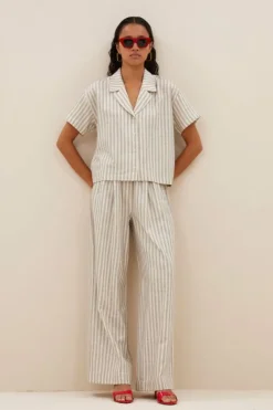 By bar Broeken*benji marine pants | marine stripe