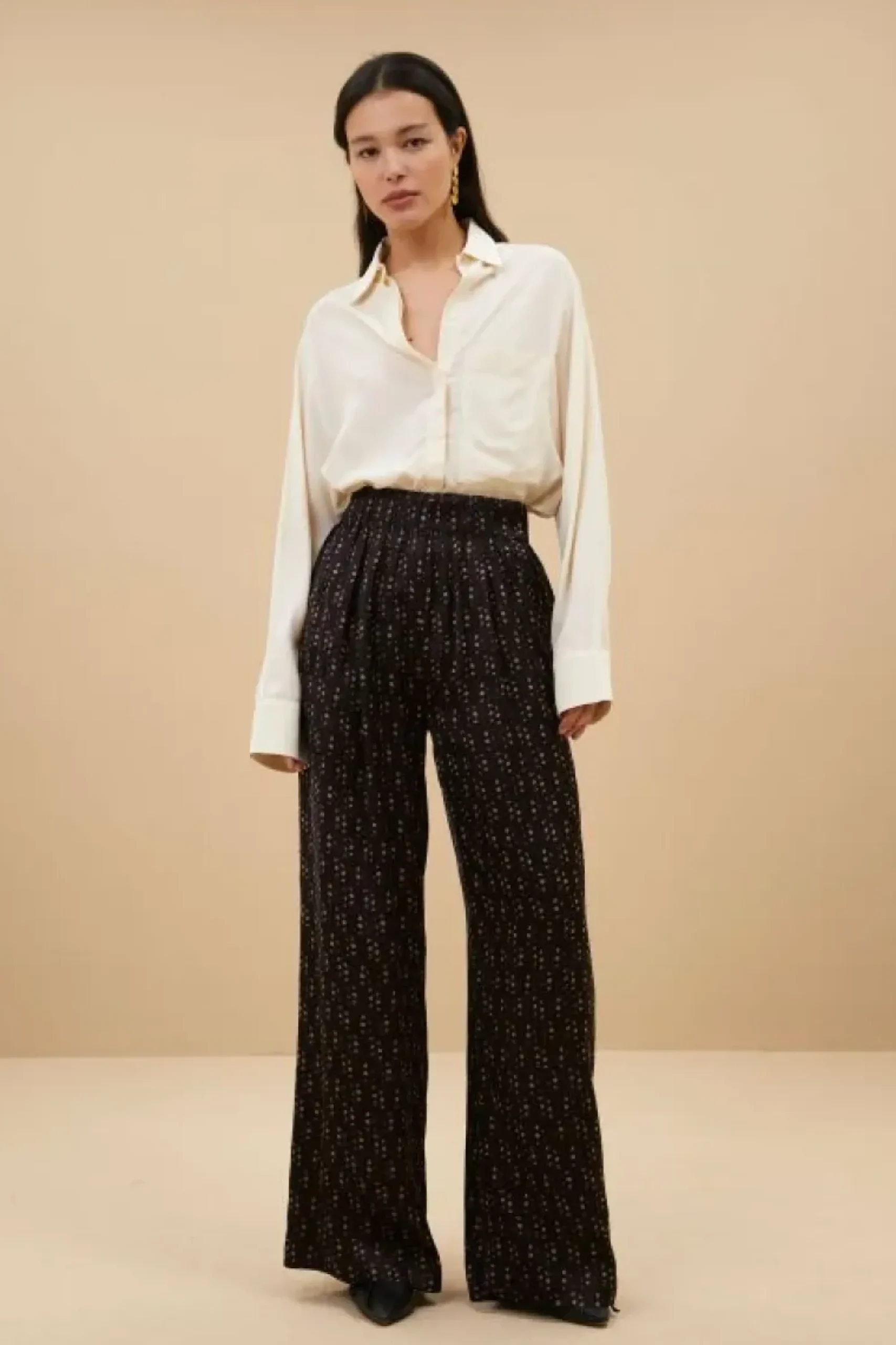 By bar Broeken*benji paisley pants | paisley dots