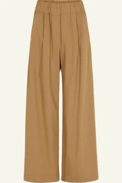 By bar Broeken*benji poplin pants | camel