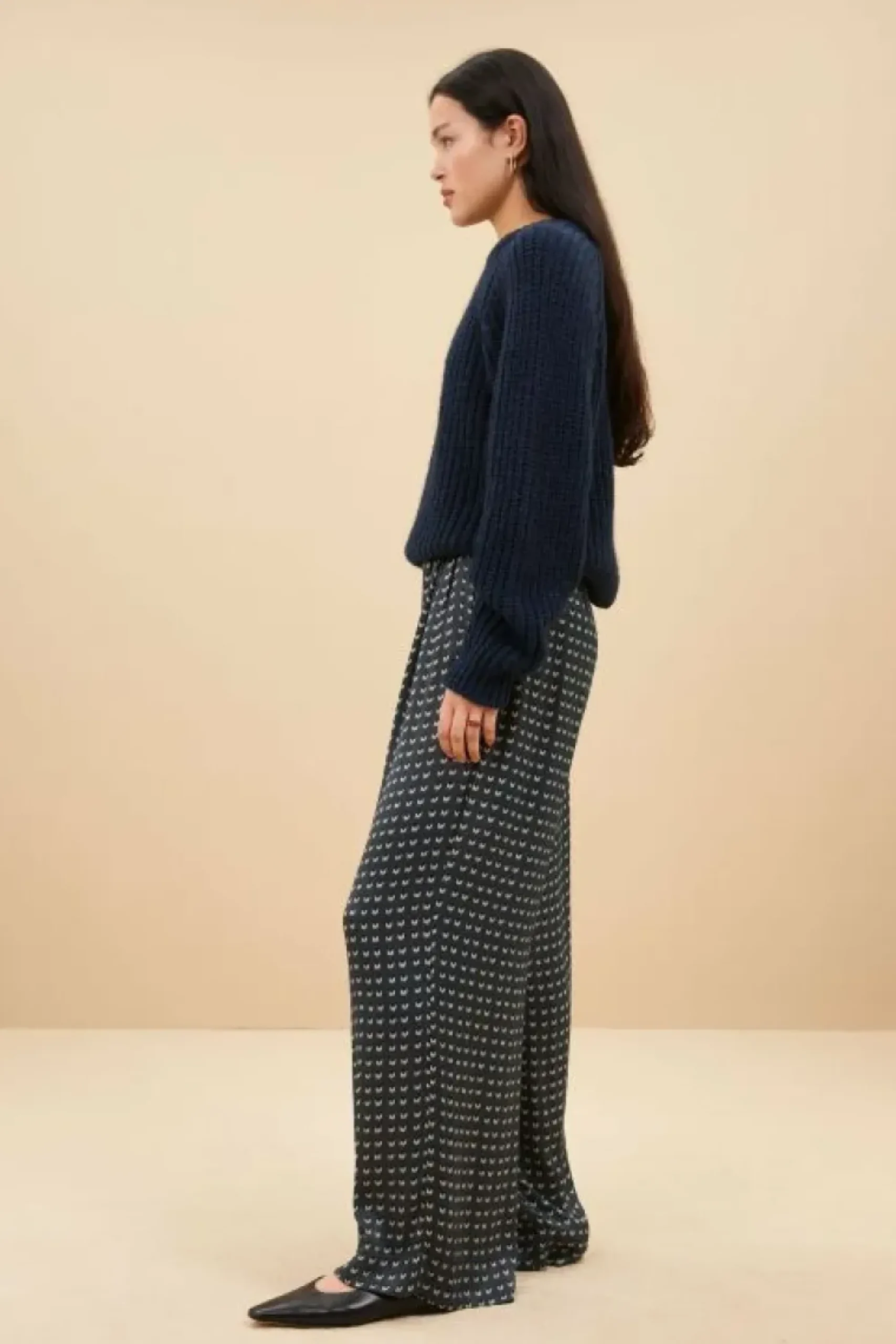 By bar Broeken*benji rastre pants | rastre print