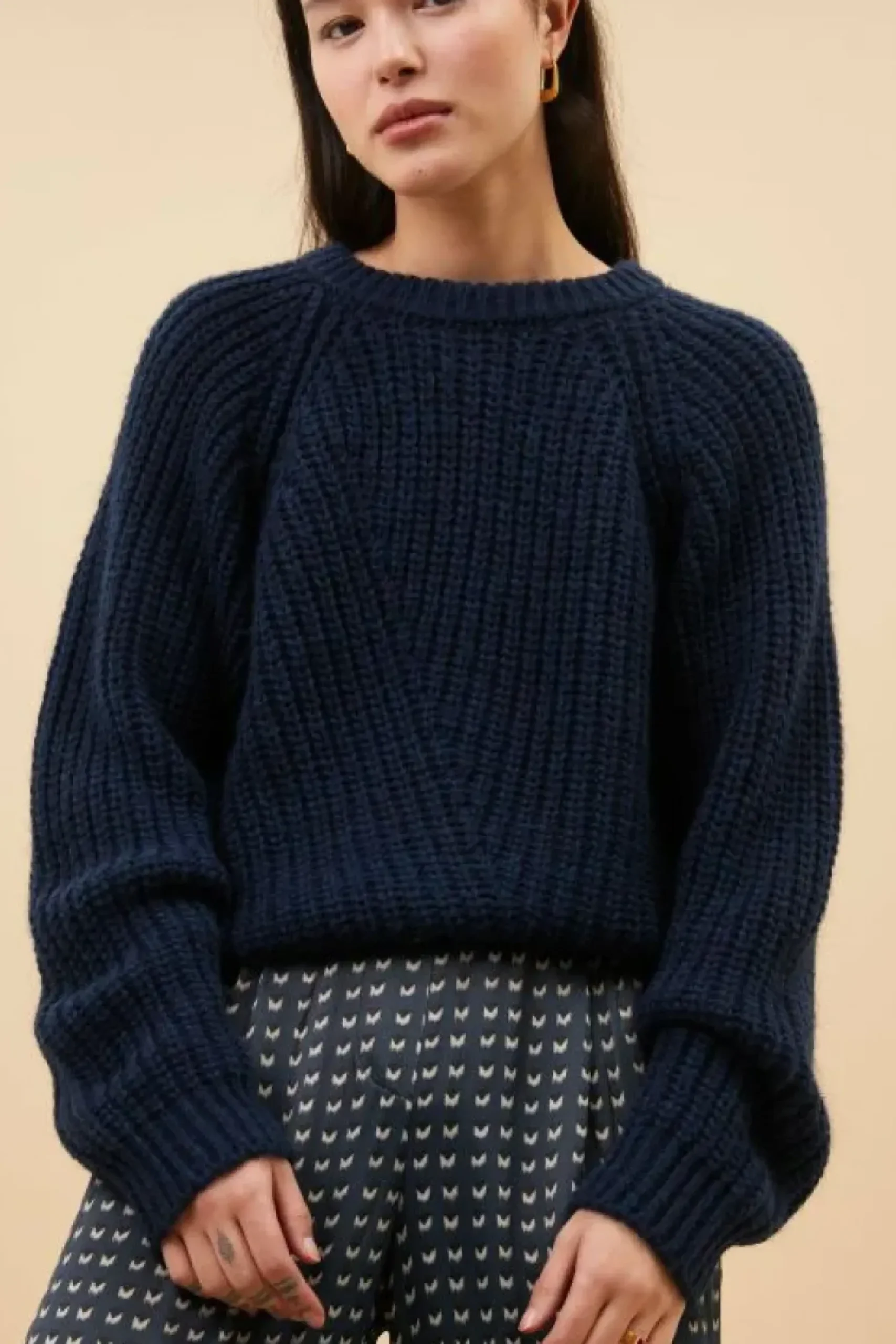 By bar Broeken*benji rastre pants | rastre print