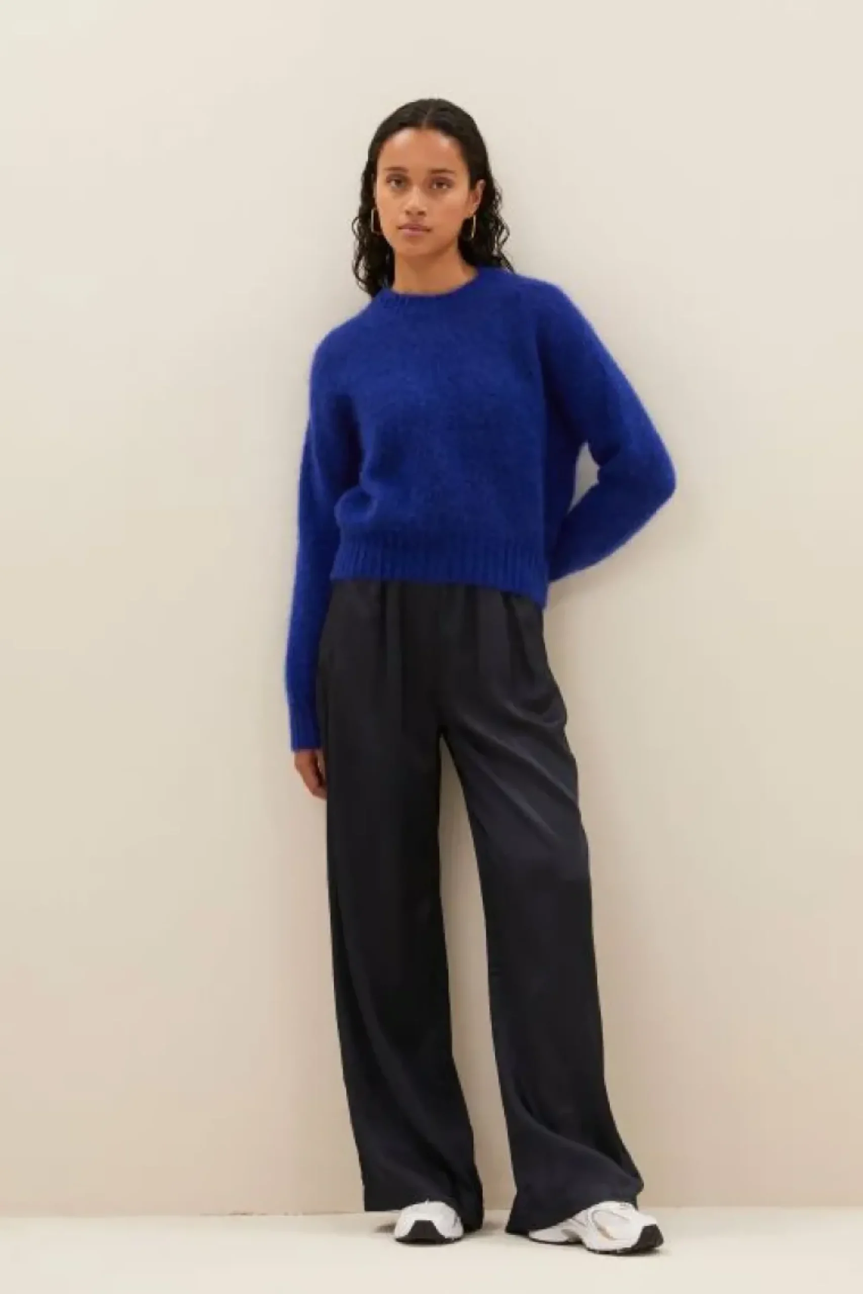 By bar Broeken*benji satin pants | midnight