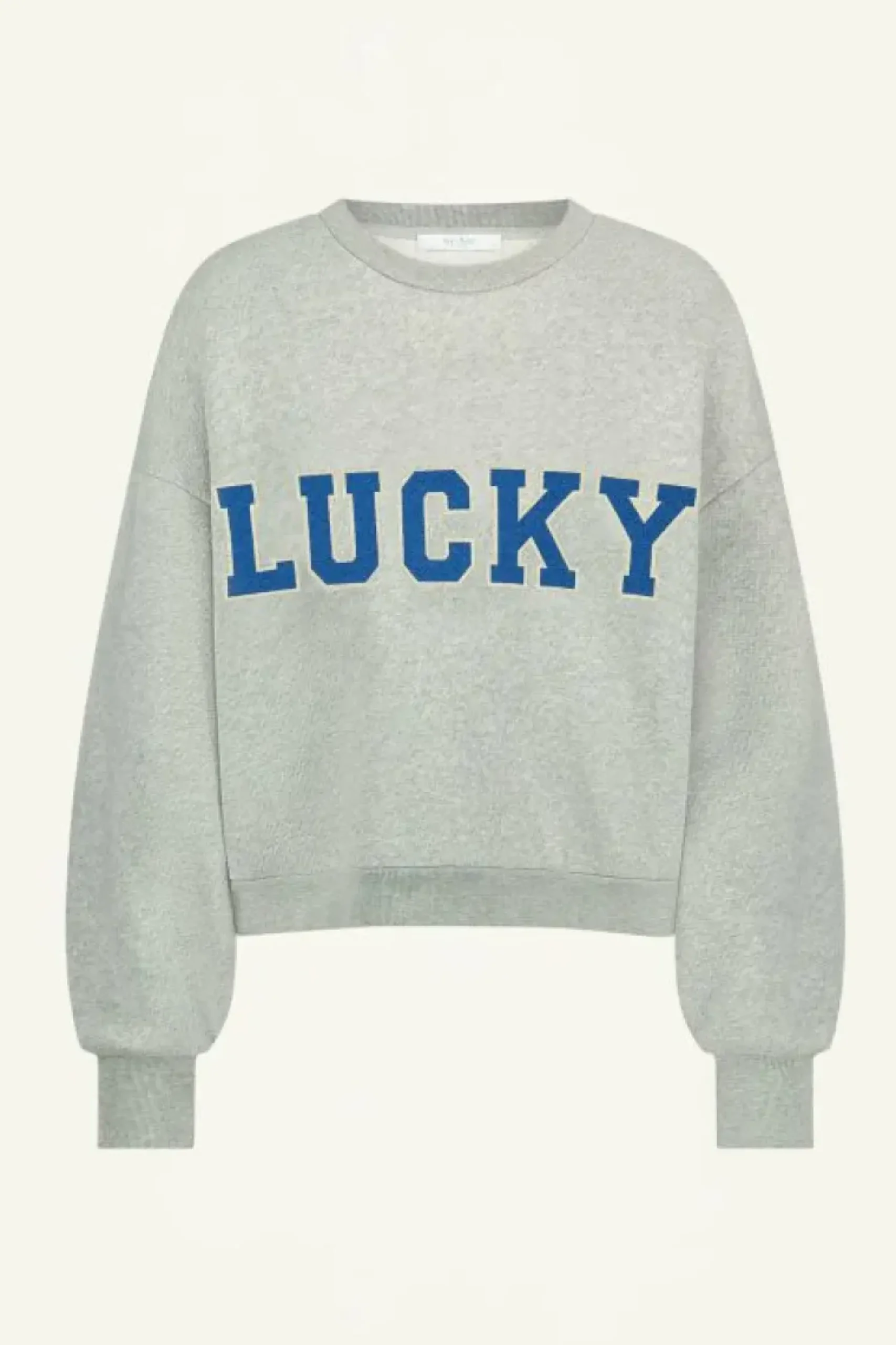 By bar Sweaters|Truien*bibi lucky sparkle sweater | grey melee