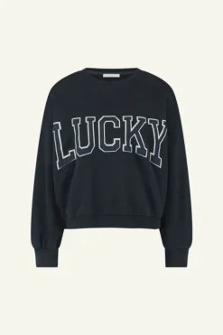 By bar Sweaters|Truien*bibi patchwork sweater | midnight