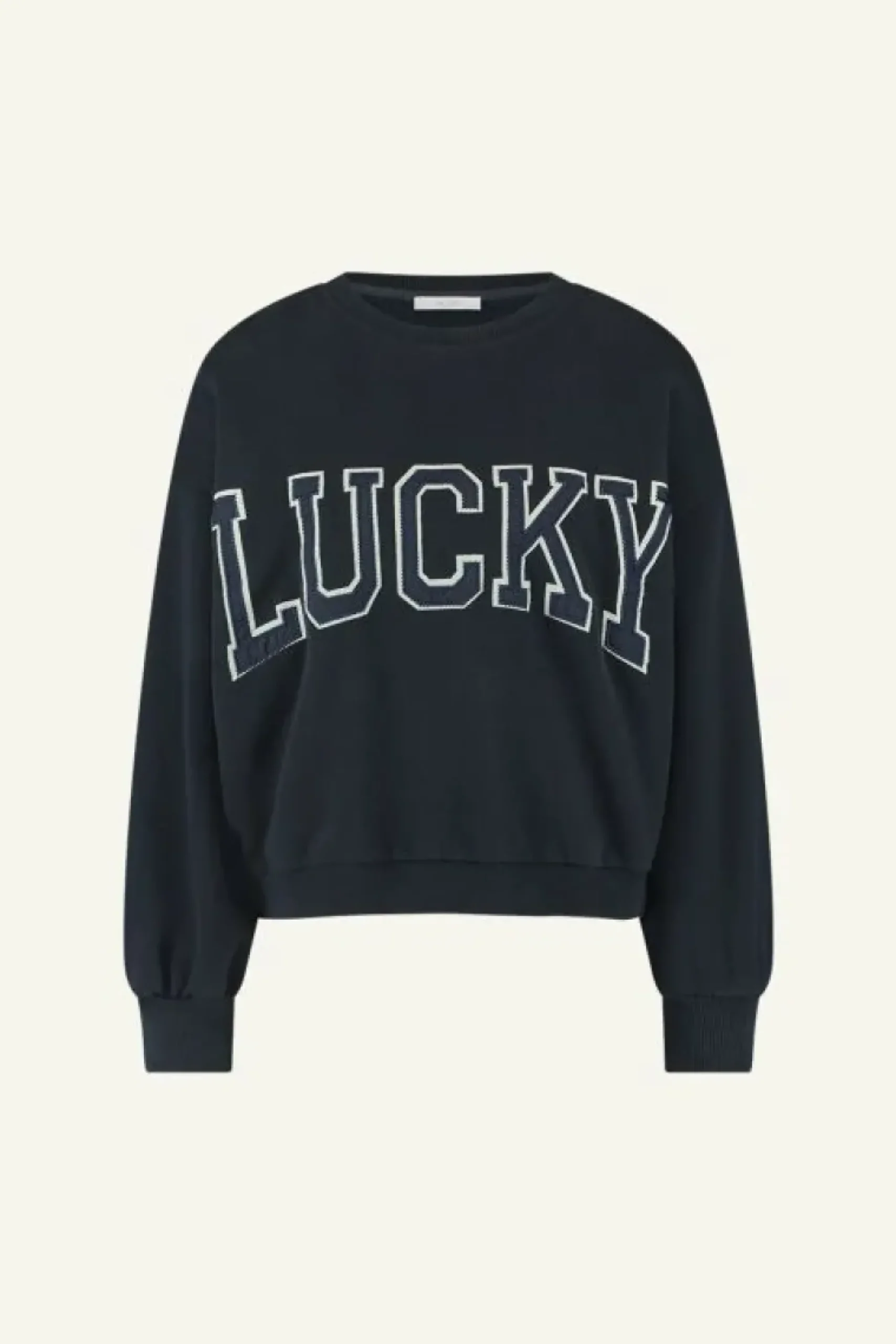 By bar Sweaters|Truien*bibi patchwork sweater | midnight