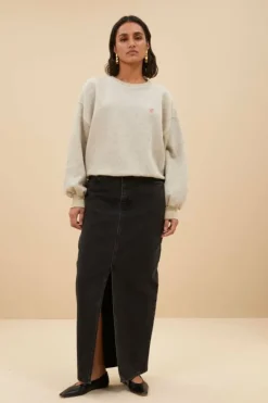 By bar Sweaters|Truien*bibi sparkle sweater | gold