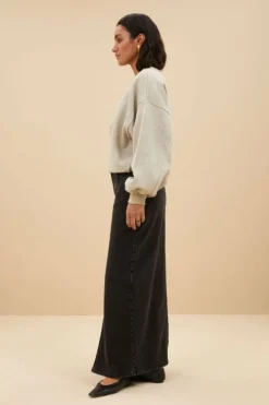 By bar Sweaters|Truien*bibi sparkle sweater | gold