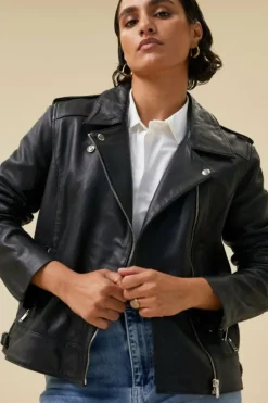 By bar Jassen*biker jacket | black