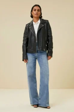 By bar Jassen*biker jacket | black