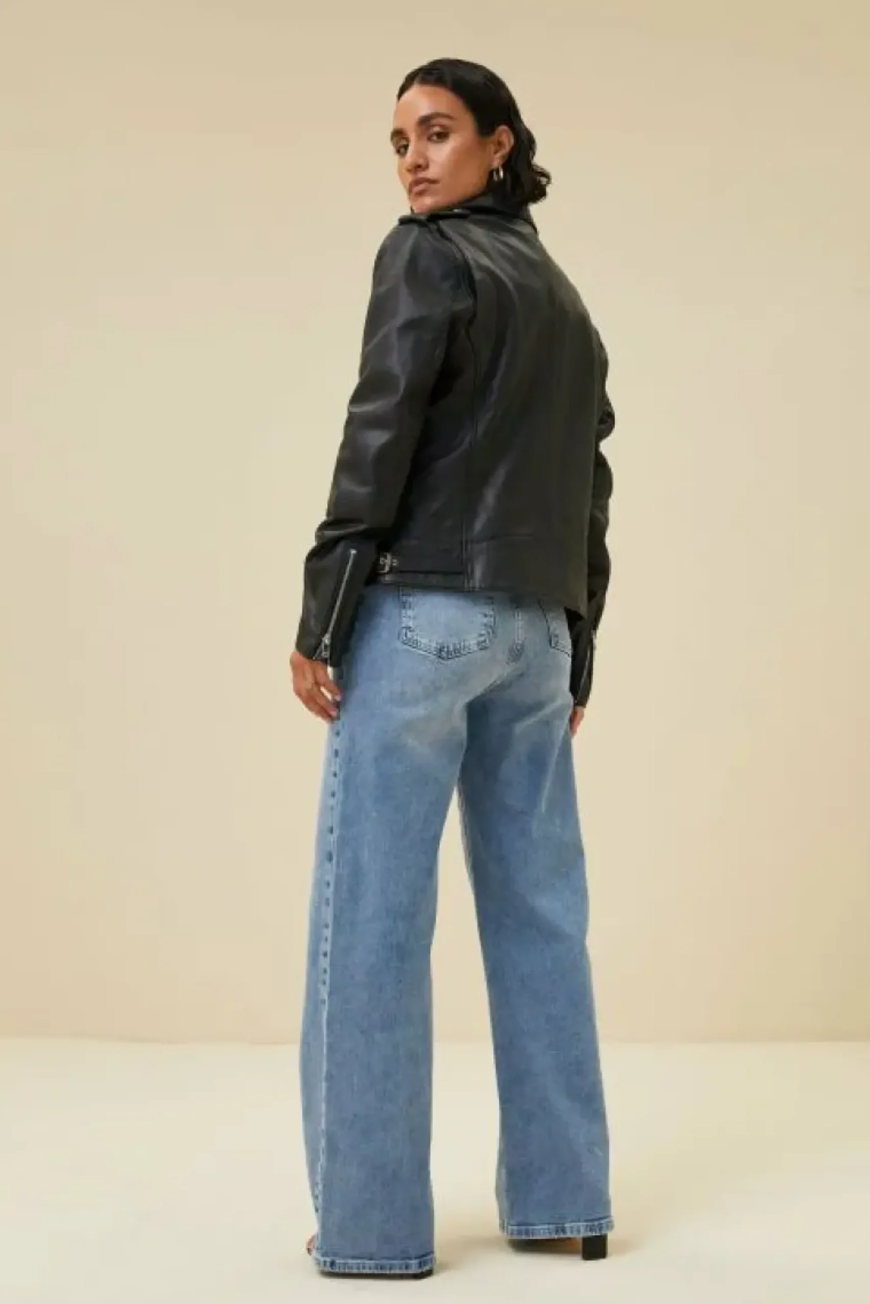 By bar Jassen*biker jacket | black