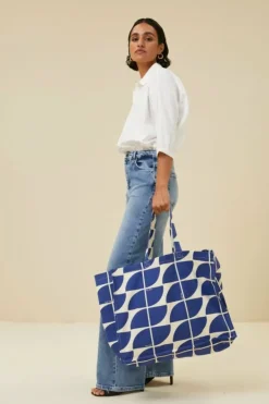 By bar Tassen*canvas bag logo L | kingsblue