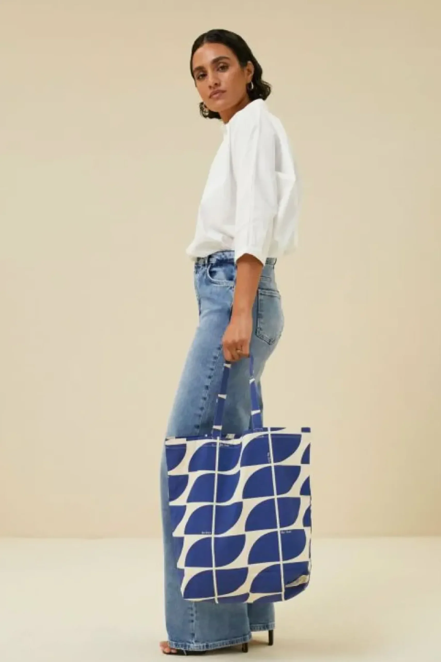 By bar Tassen*canvas bag logo M | kingsblue