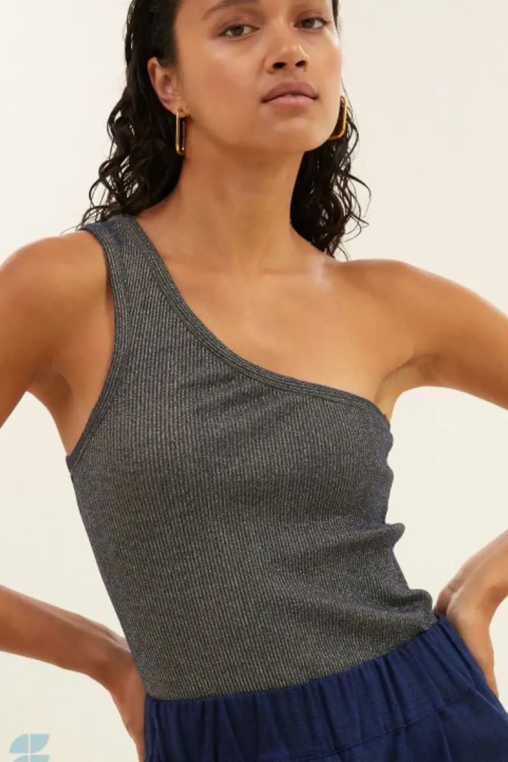 By bar Tops & Shirts*charly sparkle top | gold