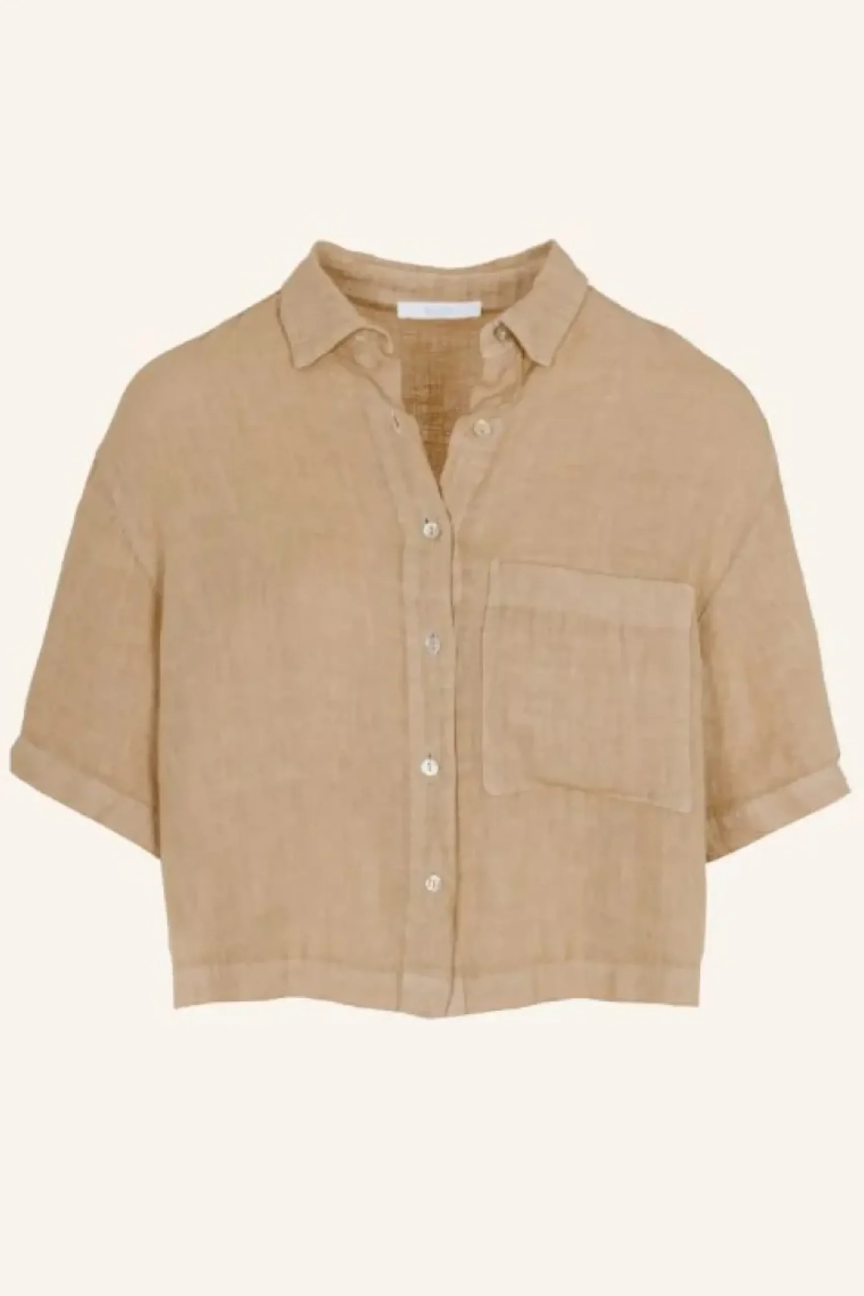 By bar Blouses*cris linen blouse | latte