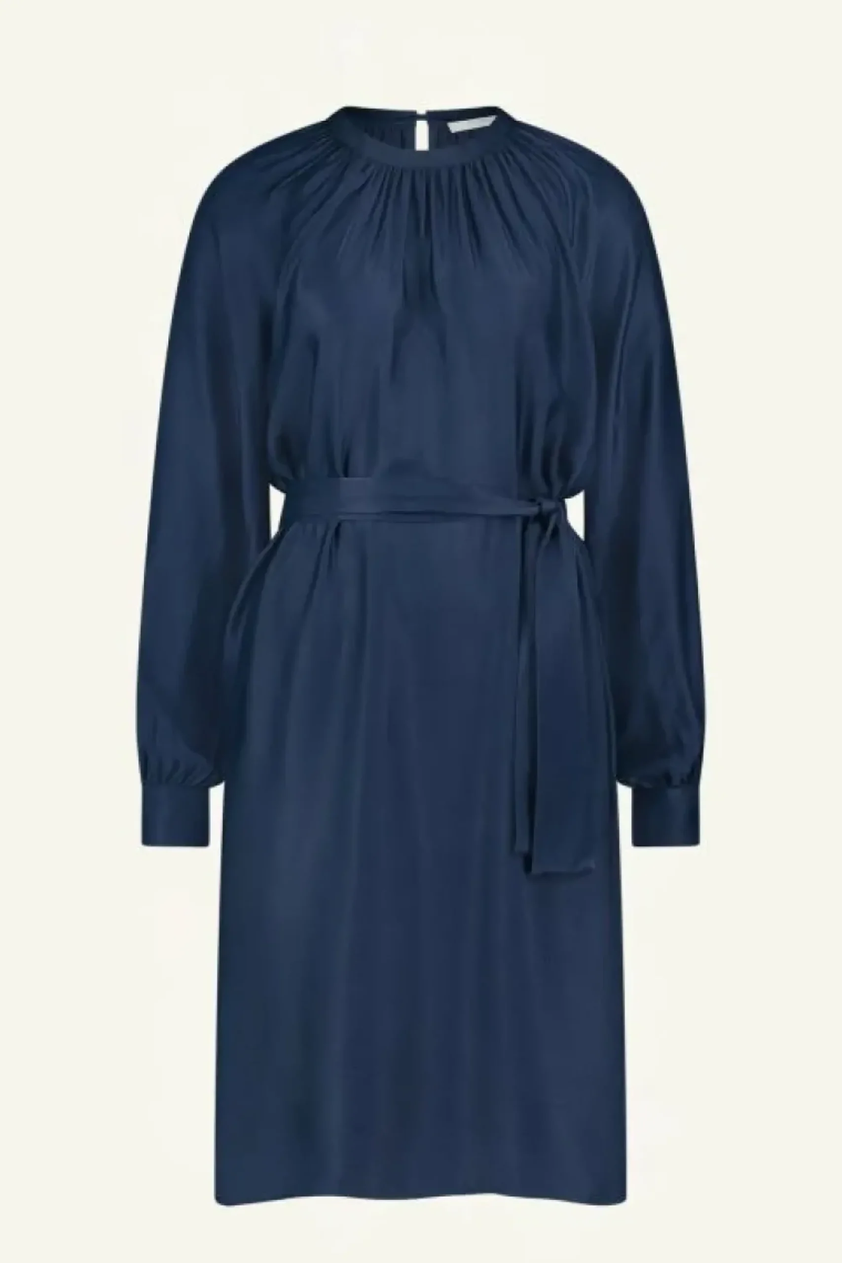 By bar Jurken*dae gloss stripe dress | blue nights