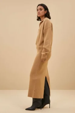By bar Rokken*dex skirt | camel