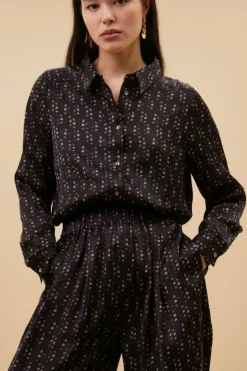 By bar Blouses*dina paisley blouse | paisley dots