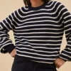 By bar Truien*duccio stripe pullover | midnight