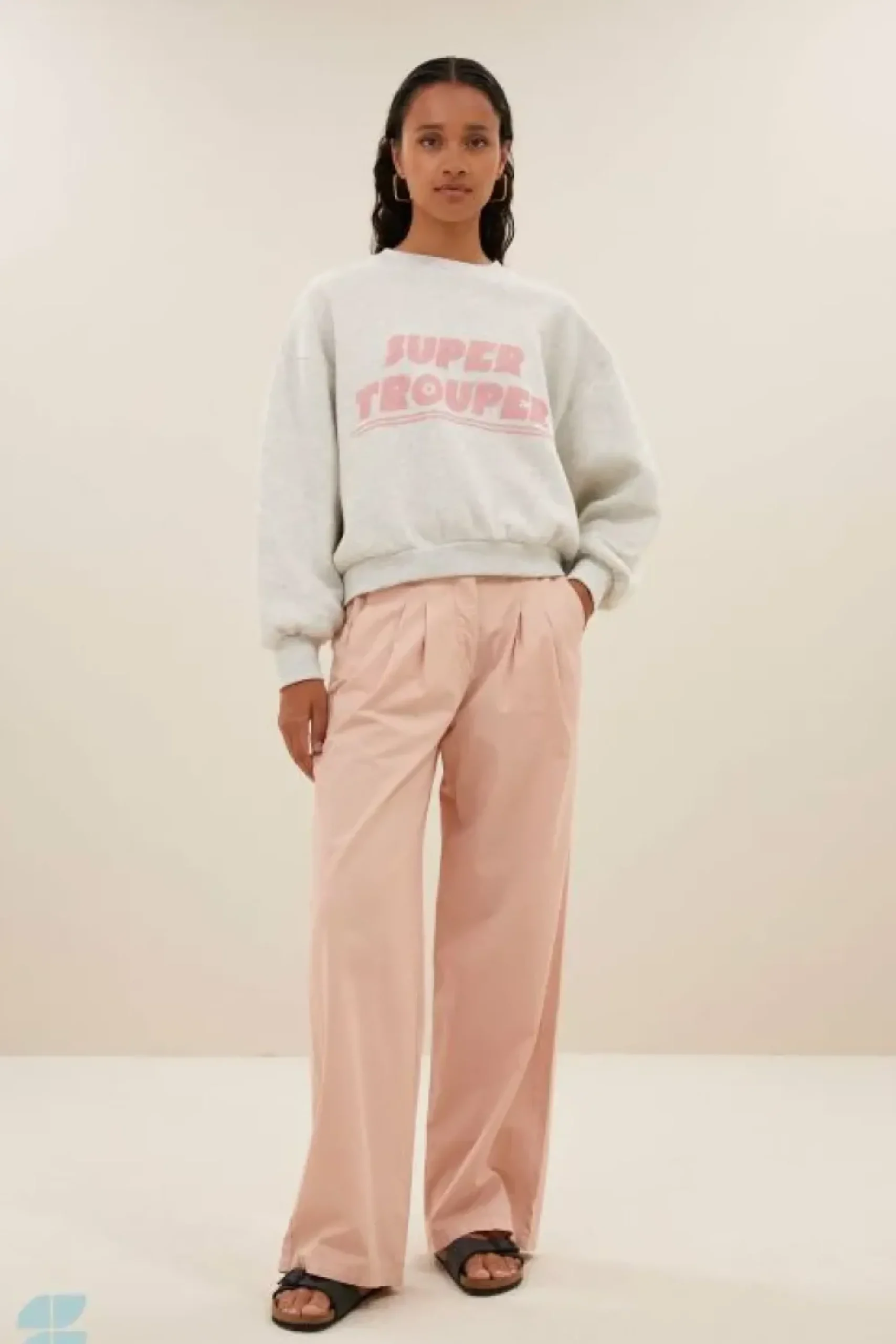 By bar Broeken*dune pants | light pink