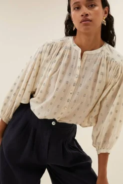 By bar Broeken*eli linen pants | midnight