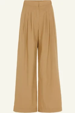 By bar Broeken*eli poplin pant | camel