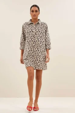 By bar Jurken*flynth cheetah dress | cheetah print