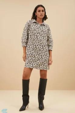 By bar Jurken*flynth cheetah dress | cheetah print