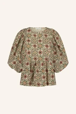 By bar Blouses*gabie rohin blouse | rohin print