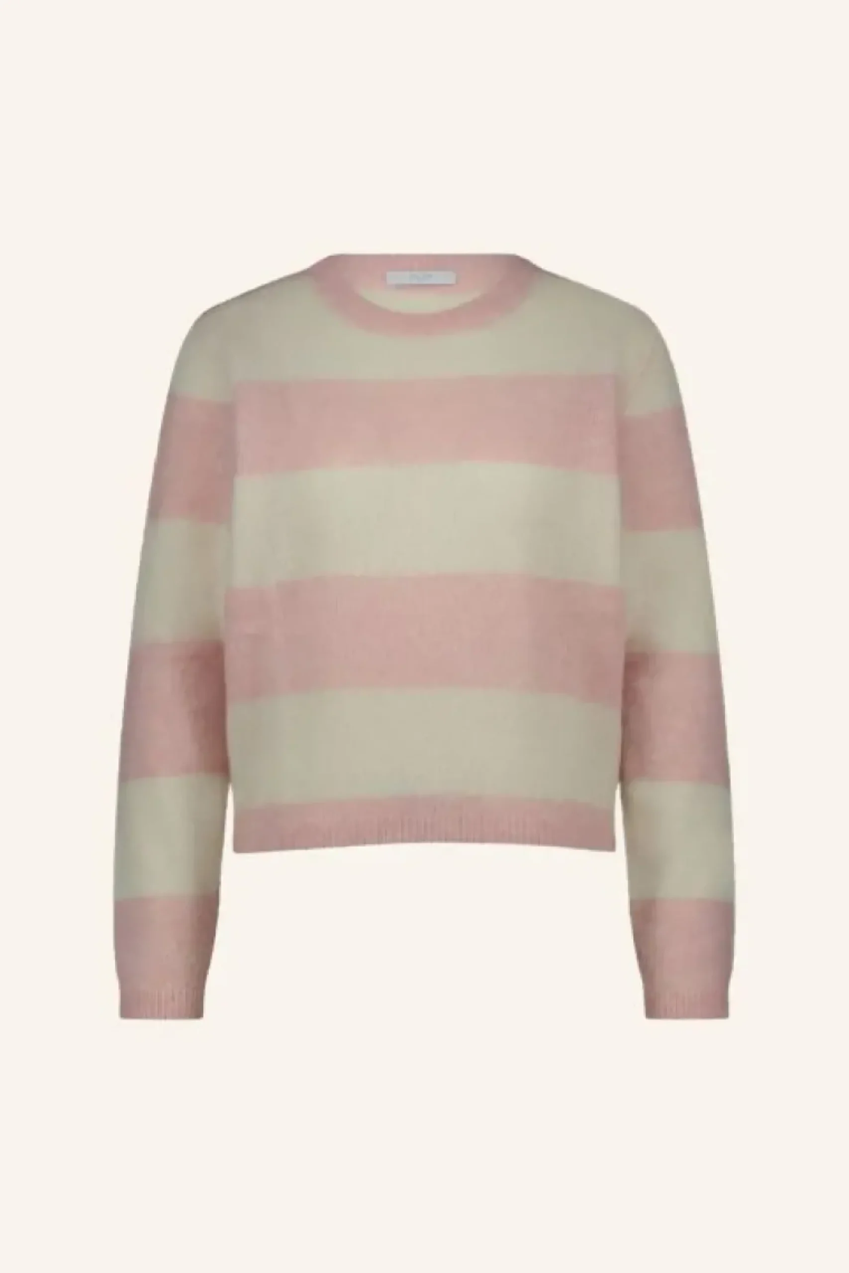 By bar Truien*gwen big stripe pullover | pink big stripe