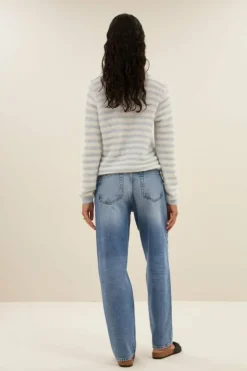 By bar Truien*gwen thin stripe pullover | blue thin stripe