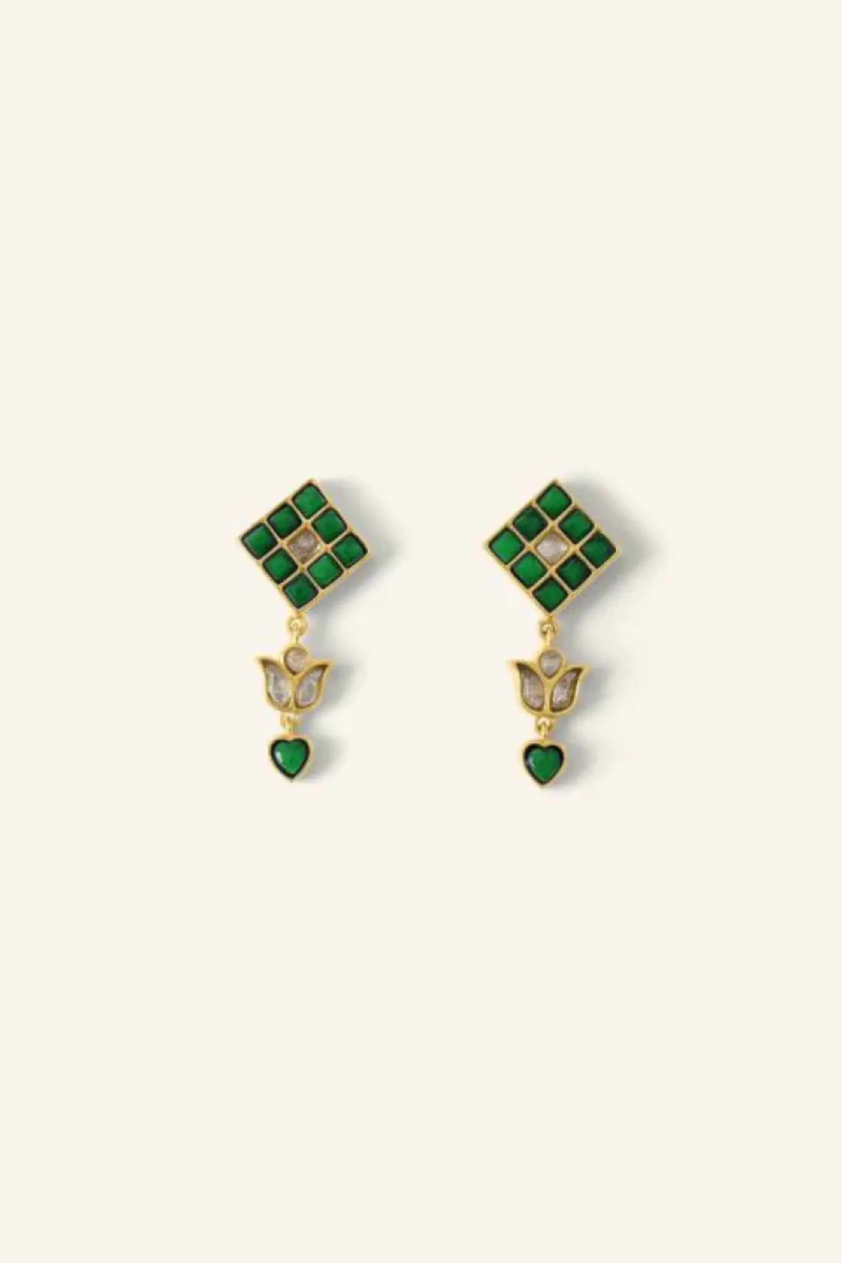 By bar Oorbellen*gyan earring | green
