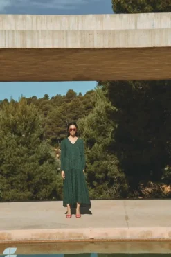 By bar Jurken*hayley spotted dress | spotted print