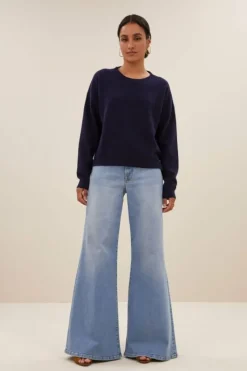 By bar Truien*holly ls pullover | midnight