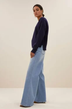 By bar Truien*holly ls pullover | midnight