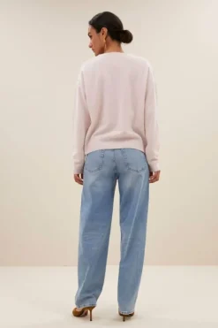 By bar Truien*holly ls pullover | oyster