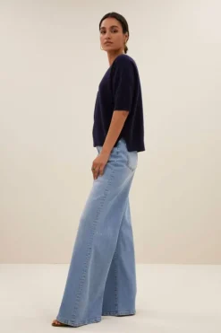 By bar Truien*holly ss pullover | midnight