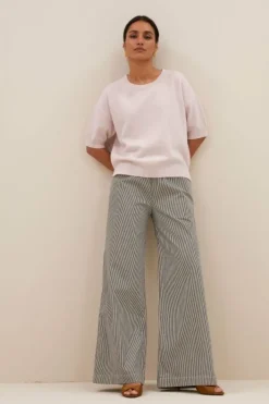 By bar Truien*holly ss pullover | oyster